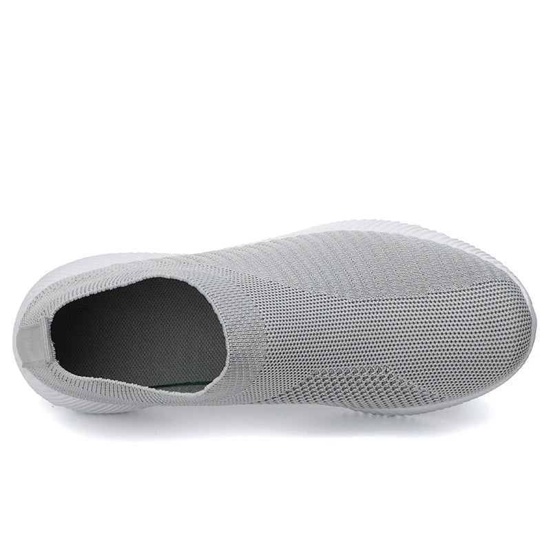 Zapatos de mujer vulcanizados de alta calidad Zapatillas de mujer Sin cordones Zapatos planos Mocasines de mujer Zapatos planos para caminar