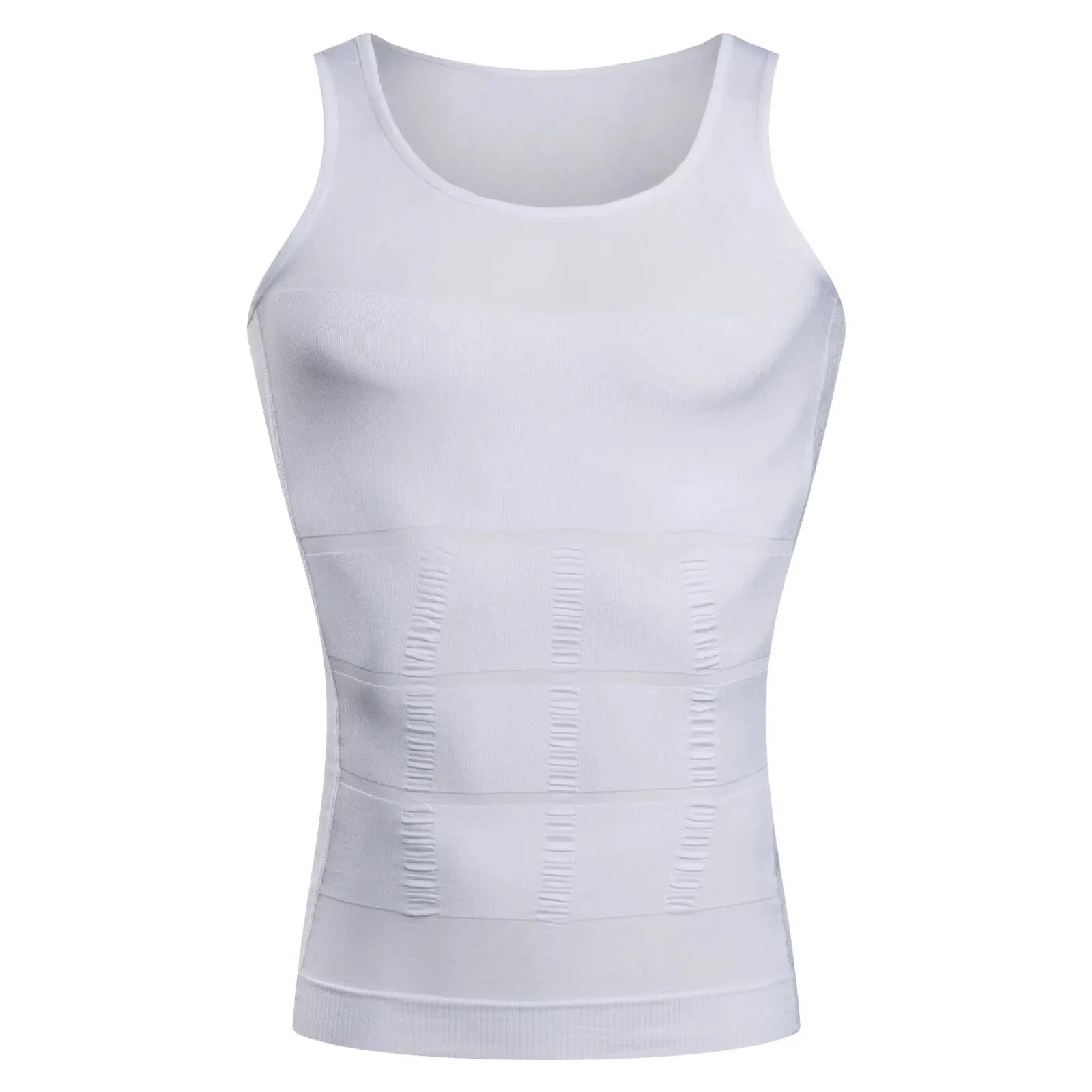 Chaleco Moldeador para Hombre Reductor de Cintura Camiseta Interior de Compresión Sin Costuras Entrenador de Cintura Top de Tanque Control de Abdomen Pérdida de Peso Moldeador