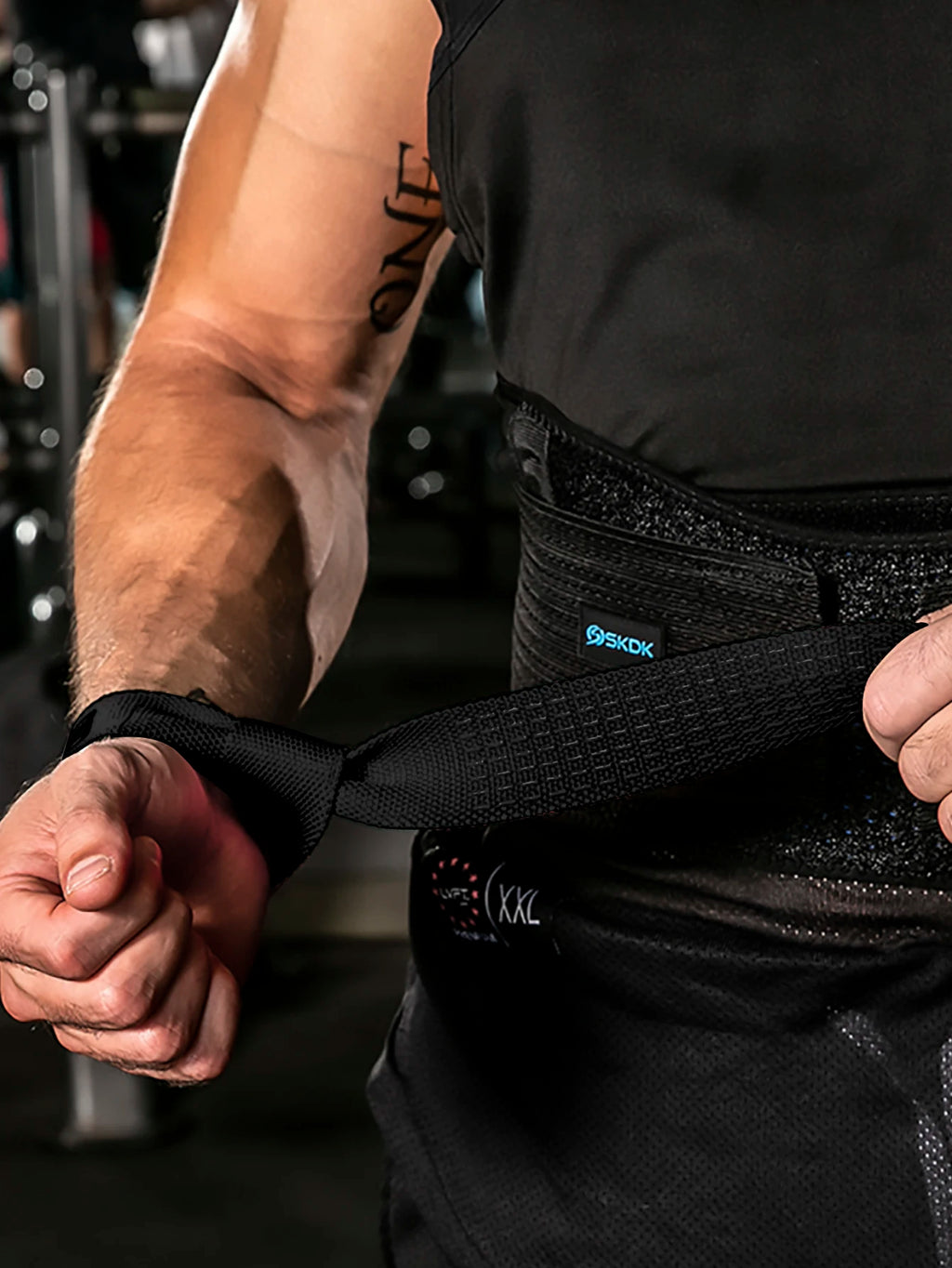 1 par de muñequeras ajustables, muñequera elástica, banda de protección para la muñeca para levantamiento de pesas, Crossfit, powerlifting, entrenamiento de fuerza