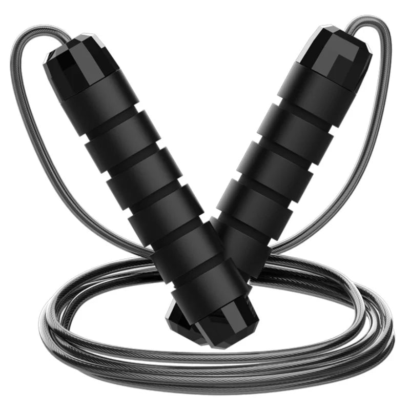 La nueva cuerda para saltar de alambre de acero para ejercicio, ajuste de salto, entrenamiento de fitness en casa, equipo deportivo, sin enredos