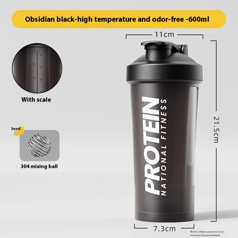 Vaso de Fitness Deportivo Gianxi para Batir, Vaso de Agua, Batidor de Proteína, Vaso para Licuado de Leche, Vaso para Mezclar, Vaso para Hombre y Mujer
