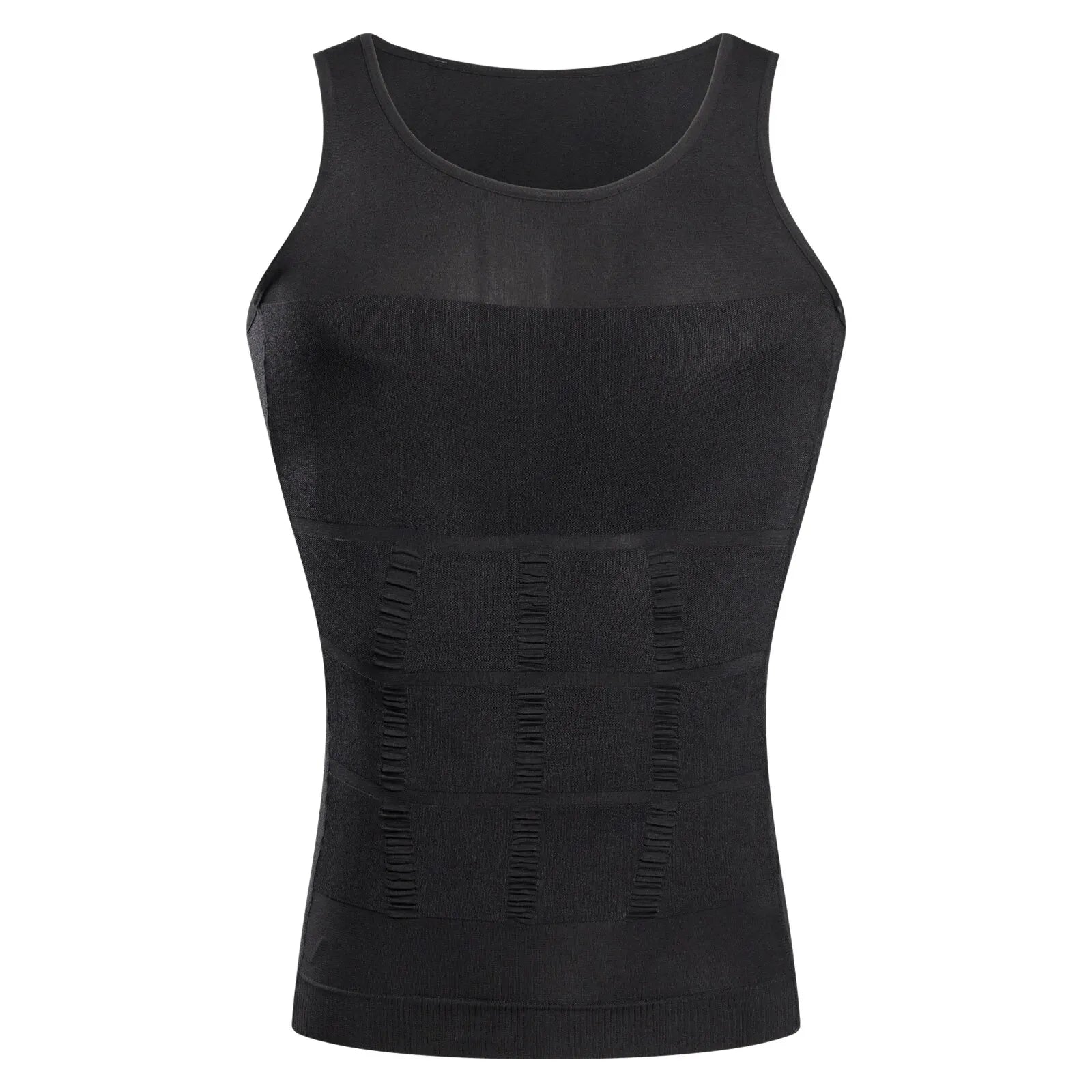 Chaleco Moldeador para Hombre Reductor de Cintura Camiseta Interior de Compresión Sin Costuras Entrenador de Cintura Top de Tanque Control de Abdomen Pérdida de Peso Moldeador