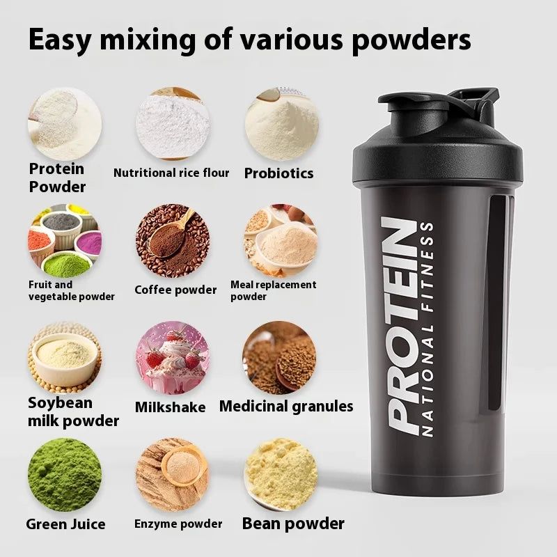 Vaso de Fitness Deportivo Gianxi para Batir, Vaso de Agua, Batidor de Proteína, Vaso para Licuado de Leche, Vaso para Mezclar, Vaso para Hombre y Mujer