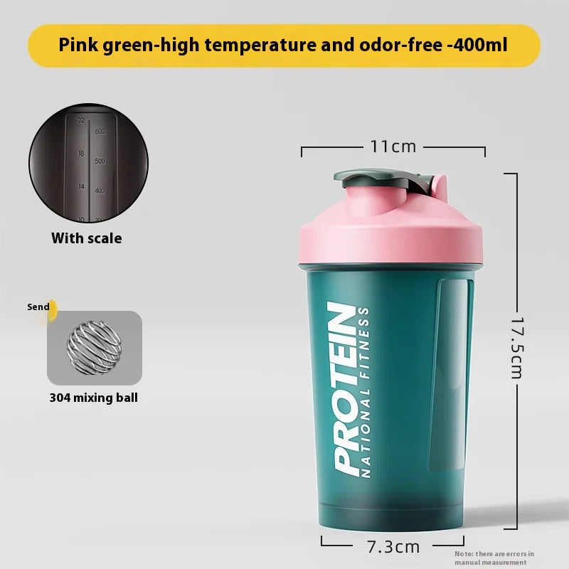 Vaso de Fitness Deportivo Gianxi para Batir, Vaso de Agua, Batidor de Proteína, Vaso para Licuado de Leche, Vaso para Mezclar, Vaso para Hombre y Mujer