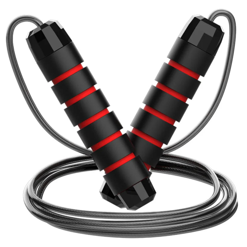 La nueva cuerda para saltar de alambre de acero para ejercicio, ajuste de salto, entrenamiento de fitness en casa, equipo deportivo, sin enredos