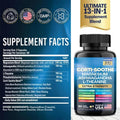 Suplemento Antiestrés Cortisol Balance – Magnesio Glicinato + L-Teanina + Ashwagandha 60 Cápsulas